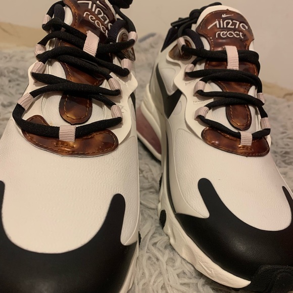 Brand new Nike Air Max 270 React cream and Tortoise Shell sneakers - Picture 8 of 9
